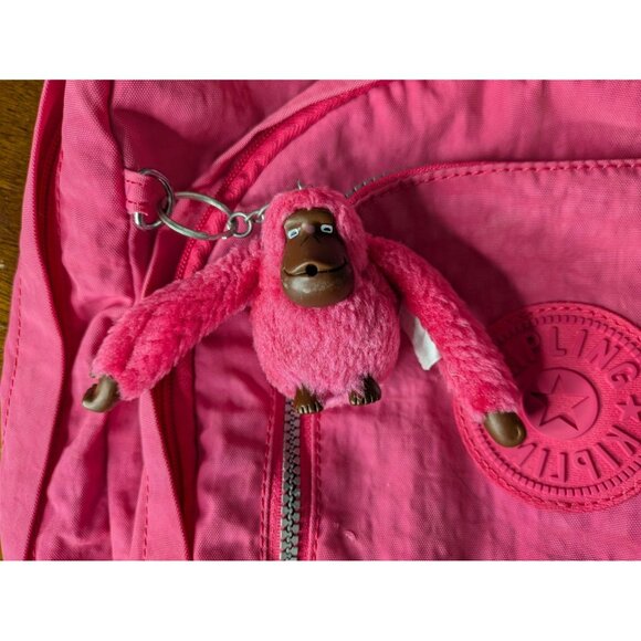 Kipling TRENT Backpack HYDRANGEA Bubblegum Pink BP3941 Mike Monkey Cute - Picture 7 of 10